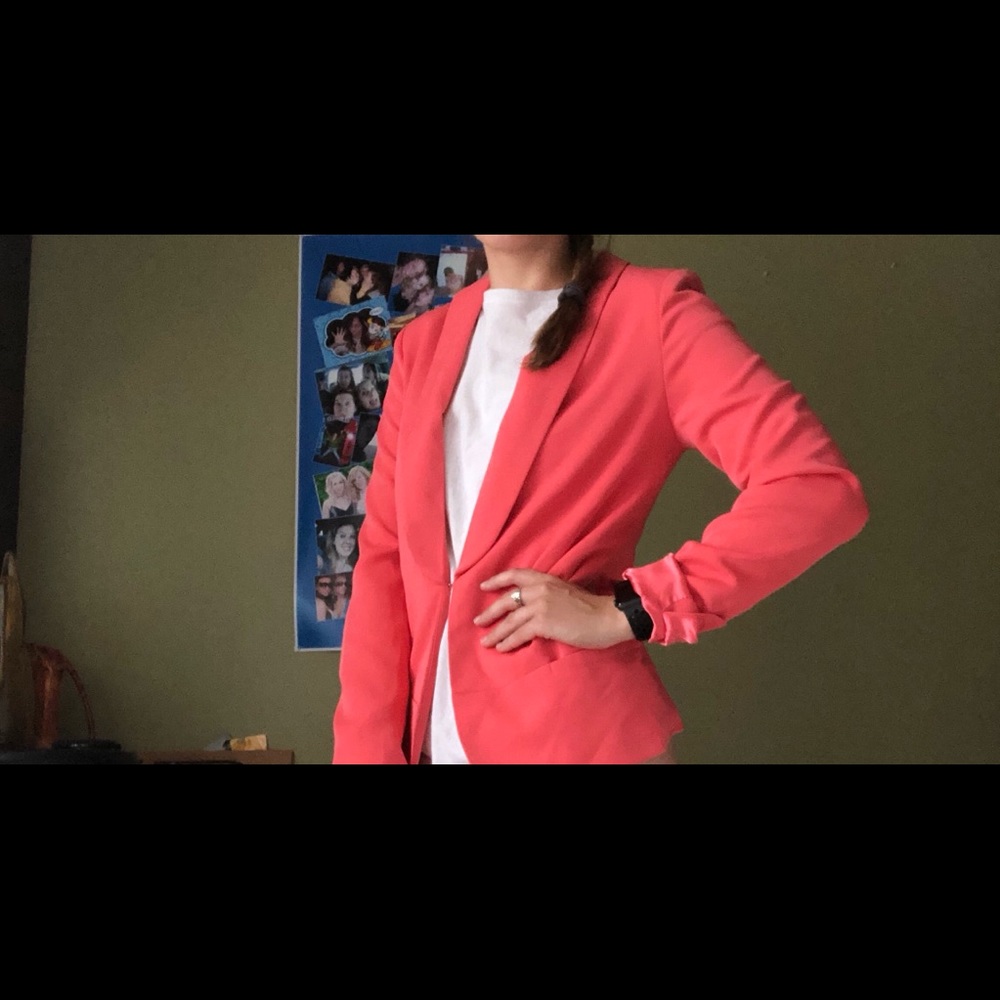 Pink blazer